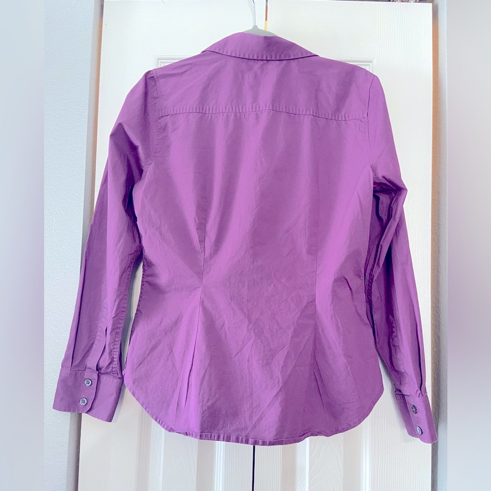 The Limited ladies fitted button down long sleeve shirt size M - Picture 7 of 7